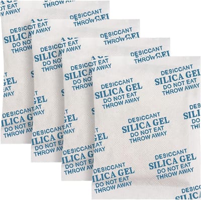 Silica Gel Sachets voor Auto en Huishouden - Vochtabsorberend Droogmiddel, 50g - 6 Verpakkingen