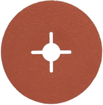 Schuurschijven Vezel - Schuurwiel Metaal - Metaal Bewerken - Precisie Gevormd Graan - 125mm 60+ Grit - Bruin