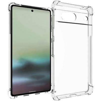 CaseBody Google Pixel 7a Shockproof Hoesje Transparant