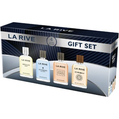 La Rive Miniatuurset Giftset For Men 4x30ml - Absolute Sport - Extreme Story - Heroic Man - Cash