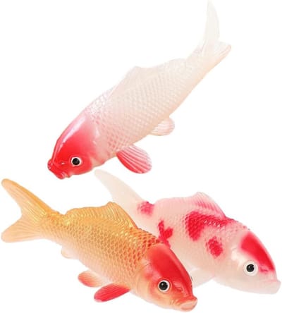 3 Stuks Simulatie Koi Vis Decoratie - Kunstmatige Vissen voor Aquarium - Neptunus Waterplanten en Decoratieve Accessoires voor Aquaria