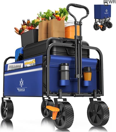 RFWR® Opvouwbare Bolderkar voor Transport en Tuinactiviteiten - Maximaal 80 kg