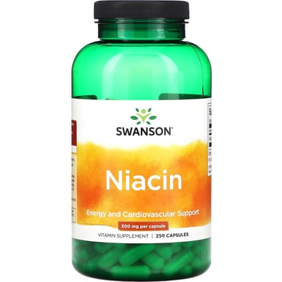 Niacine, 500 mg, 250 Capsules