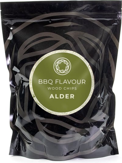 BBQ Flavour Rookhout - Rooksnippers - Els - Alder - 500 gr - Zoet Muskusachtig Aroma - Kamado