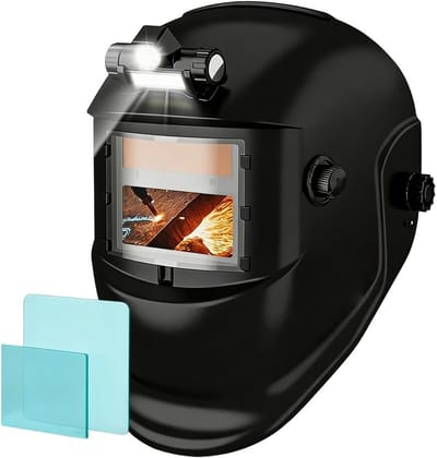 Laskap - Lasmasker - Werkplaats Bescherming - True Color Technologie - 37.4 x 25.3 cm - Zwart