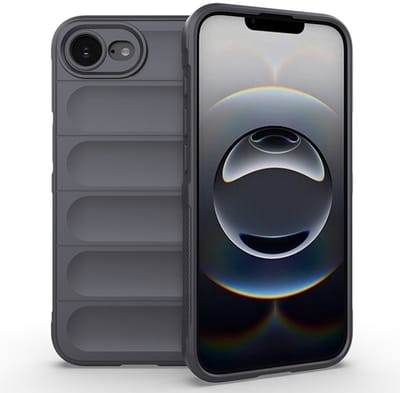 Coverup Hoesje - Geschikt voor iPhone 16e / 17e Hoesje - Coverup Hands-On Rugged Back Cover - Grijs