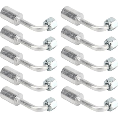 10 Stuks 38in Airconditioning 90 Graden Beadlock Aluminium AC Splicer Slangkoppelingen Adapter