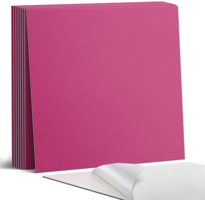 Coloray Plaktegels - Roze Portugese Tegels - 30 cm x 30 cm - Roze Plaktegels - 9 stuks - Vierkant PVC Tegels - Plaktegels Keuken - Zelfklevende Vloertegels - Vinyl Tegels Zelfklevend - Zelfklevende Tegels
