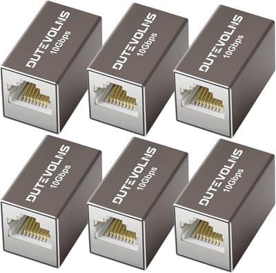 Ethernet Koppeling - Netwerk Extender - Kabel Verlengen - 10 Gbps Snelheid - Aluminium Behuizing