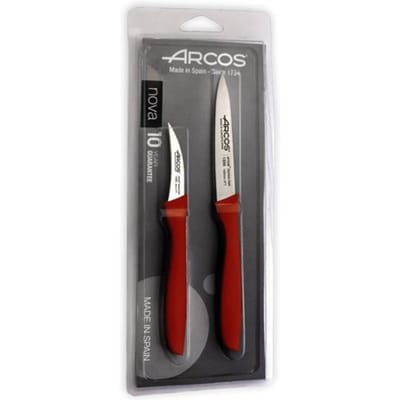 Messenset - ARCOS - Nova 189422 - RVS NITRUM - Ergonomisch handvat - 2 stuks
