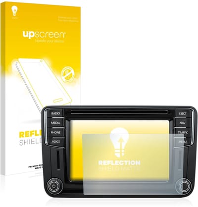upscreen - Screenprotector voor Volkswagen T6 2016 Discover Media Plus 2016 - Folie Beschermfolie anti glare matte