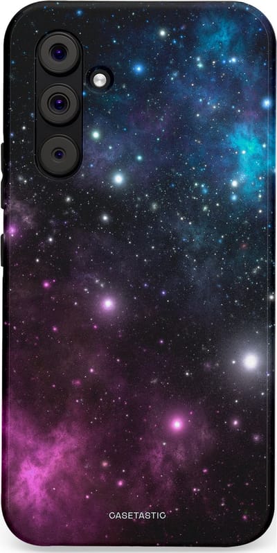 Casetastic Hoesje Geschikt voor Samsung A54 (5G) - Stijlvolle Beschermende Duo-layer Case - Nebula gloed