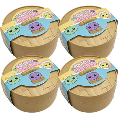 Levendige 12 Stuks Meerkleurige Dumpling Squishes Stressballen Langzaam Rijzend Schattig Stoom Broodje Kneed Speelgoed Angst Verlichtend Voor Kinderen Volwassenen
