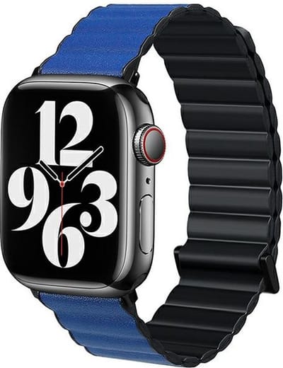 Beline Apple Watch Magnetic Pro band 38/40/41mm zwart/blauw zwart/blauw doosje