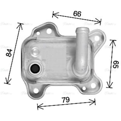 Olie radiator, motorolie AVA COOLING OL3715