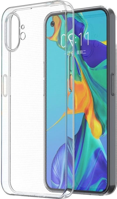 Transparant Dun TPU Hoesje Geschikt voor Nothing Phone (1) | Back Cover | Lichtgewicht | Ultra Dun Hoesje | Flexibel | Zacht TPU | Doorzichtig