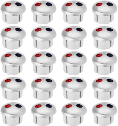 Dailygoody - Kraanindicatoren - Warm en koud water - Eenvoudige installatie - Zilver - Keuken en badkamer - Geschikt voor 6,7 mm waterkraangaten