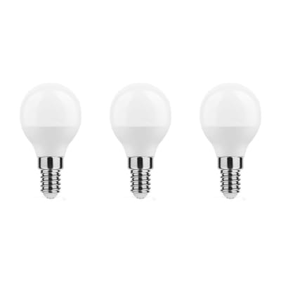 Technik E14 LED Lamp 4.9W - 470lm - 6000K - Daglicht Wit - LED Globe Mini P45 - Vervangt 40W Halogeen Gloeilamp - 3 stuks