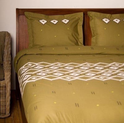 Refined Palpa Dekbedovertrek - Litsjumeaux - 240x200/220 cm - Groen