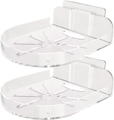 Babyfoon Wandhouder - Monitor Stand - Kinderkamer Organiseren - Zonder Boren - 8x10x8 cm - Wit