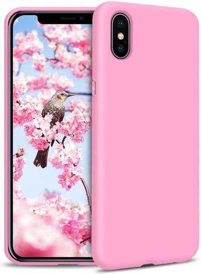 HB Hoesje Geschikt voor Apple iPhone X / XS - Roze - Siliconen Back Cover