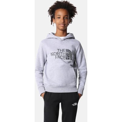 The North Face Kids Drew Peak Overhead Hoodie in Grijs