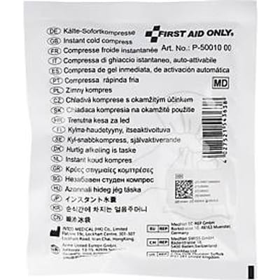 First Aid Only Wegwerp-koelkompres voor eerste hulp, 153 x 125 mm, wit