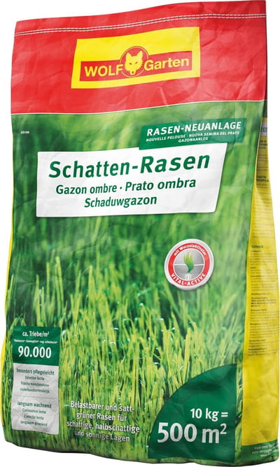 WOLF GARTEN SCR500 SCHADUWGAZON GRASZAAD 10 KG = 500 M²
