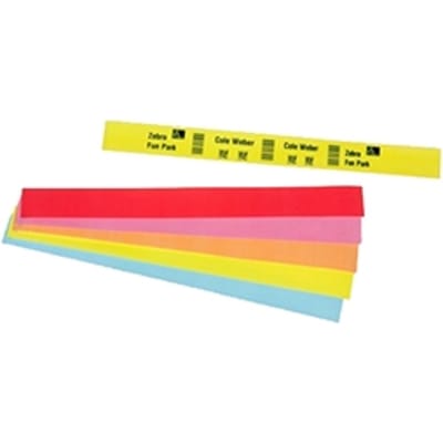 Zebra Z-Band Splash 10012718-2 geel 25mm x 254mm 4 x 350 stuks (origineel)