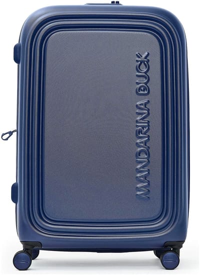 MANDARINA DUCK trolley Logoduck + Trolley Deep Blue donkerblauw 75cm