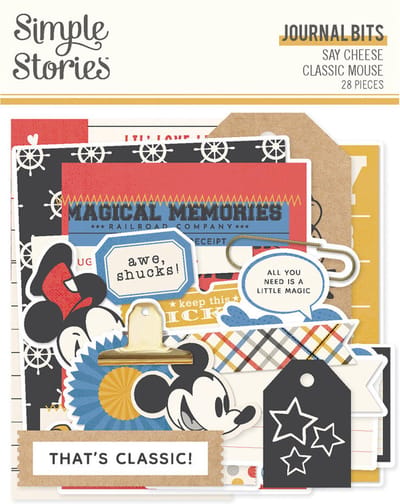 Simple Stories - Say Cheese Classic Mouse Journal Bits & Pieces (23419)