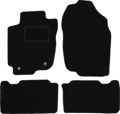 Zwarte veloursmatten voor: Toyota RAV4 IV SUV (niet-hybride) (2013-2019)