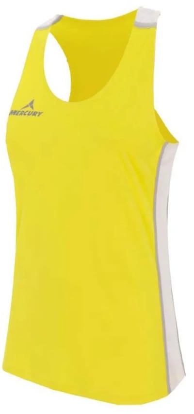 Mercury Equipment London Mouwloos T-shirt Geel M Vrouw