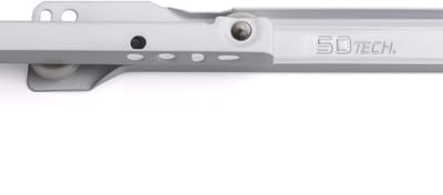 SOTECH 1 paar Rolgeleider RT3-30-B12,5-L600-NF lengte 600 mm witte poedercoating