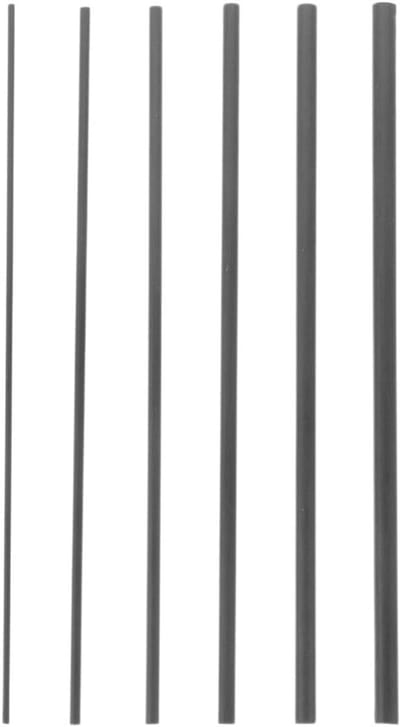 6-delige Reparatieset voor Hengels met Carbon Fiber Sticks, Schuurpapier en Wikkeldraad voor Baitcasting Hengels