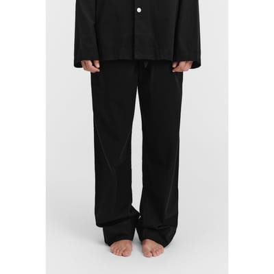 Tekla Unisex Poplin, Pyjamas Pants All Black Größe: XXS | Nachtwäsche Outlet | Unisex | Schwarz
