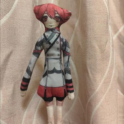 Peluche Cosplay Kasane Teto Poupées en Peluche Figurine Mignonne Décoration de Chambre Squelette en Fil de Fer Abstrait Accessoires Cosplay Cadeaux one size gray