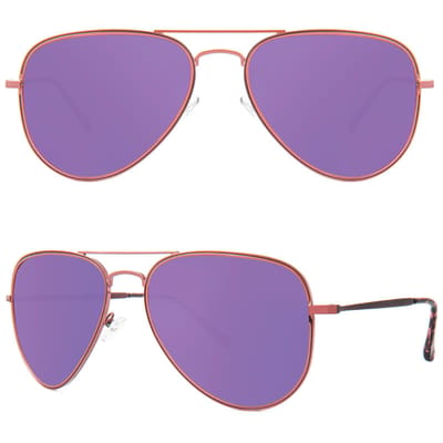 MAXJULI Lunettes de Soleil Aviateur Stylées pour Grandes Têtes Pour Hommes Pour Dames 8123 Matériau Premium de Haute Qualité Design Ergonomique M pink