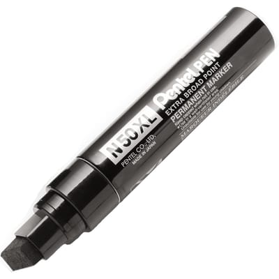 Pentel N50XL permanente marker, zwart, extra dikke punt (8-15,4mm)