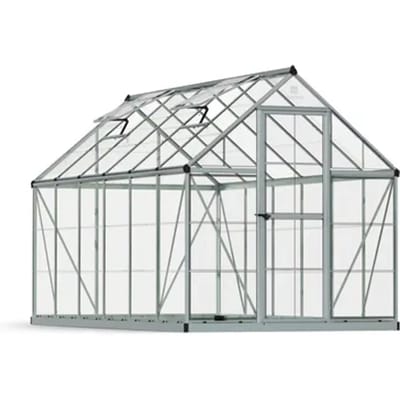 Canopia Tuinkas Harmony 6x12 - Polycarbonaat - Zilver - 370x185x208cm