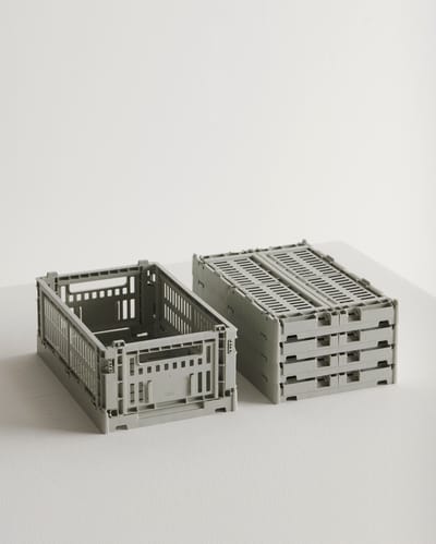 HAY Colour Crate mand S gerecycled - HAYCrateGrey