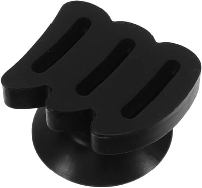 Plectrum Houder - Gitaar Accessoire - Muziek Maken - Zuignap Bevestiging - 4 x 3.5 cm - Zwart
