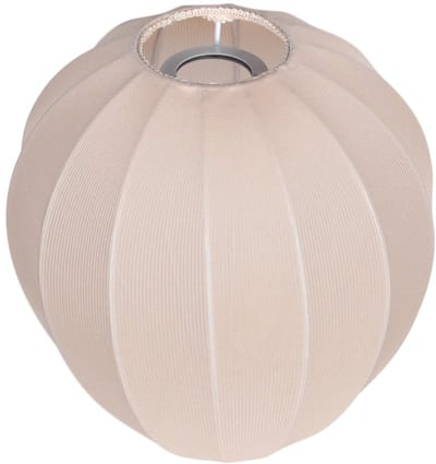 Lampenkap K20121S - Handgemaakt beige linnen druppelkapje Ø25 cm voor E27 armaturen - Trendy - Mexlite - Kappen