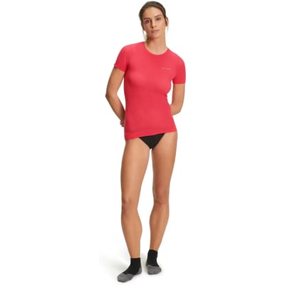 FALKE Ultralight Cool sneldrogend functioneel materiaal functioneel shirt met korte mouwen dames rood - maat L