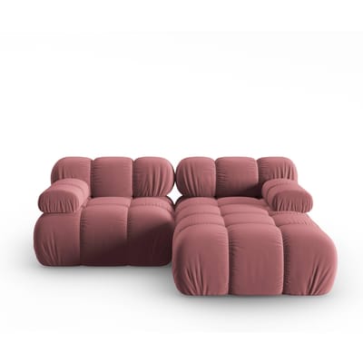 Modulaire-3-zitshoekbank Tropea rechts velvet | Milo Casa