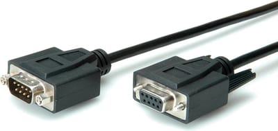 VALUE RS232 Kabel DB9 M/F, 1 m