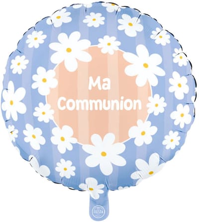 Globos Foil Balloon 18 Inch Round Daisies Ma Communion