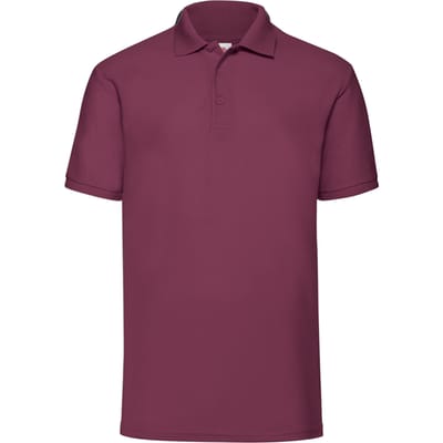 Fruit of the Loom Heren 65/35 Poloshirt (Bourgondië)