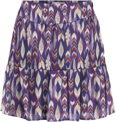Only Rok Onlalana Fr Skirt Ptm 15311963 Deep Wisteria/ Wild Ikat Dames Maat - XS