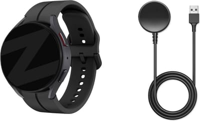 Bandz Bundel 'Extreme' Siliconen band + Oplader - geschikt voor Samsung Galaxy Watch 7 (40 & 44mm) / Watch 6 (Classic) / 5 40mm & 44mm / 5 Pro / Watch 4 (Classic) / Watch FE - USB Oplaadkabel - Siliconen bandje met gespsluiting